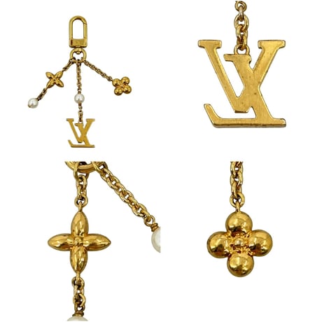 LOUIS VUITTON マイクロチャーム LV アイコニック ルイザ M01802 バッグチャーム