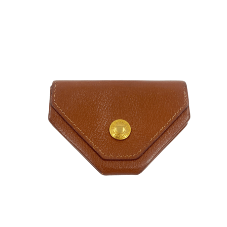 HERMES　コインケース　ルヴァンキャトル　レザー　ブラウン