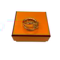 HERMES スカーフリング ゴールド