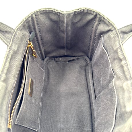 PRADA カナパ ミニキャンバス カーキグリーン トートバッグ カード付き 1BG439