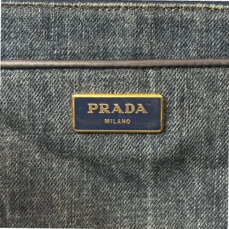 PRADA ミラノデニム カナパ ハンドバッグ