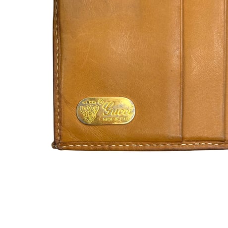 GUCCI GG キャンバス シェリーライン ヴィンテージ 二つ折り財布