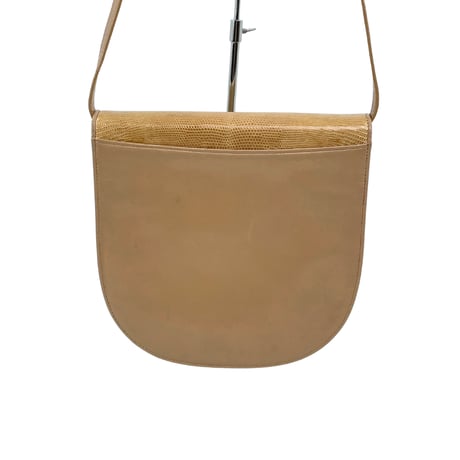 Yves saint laurent　型押しリザード　レザー　ショルダーバッグ