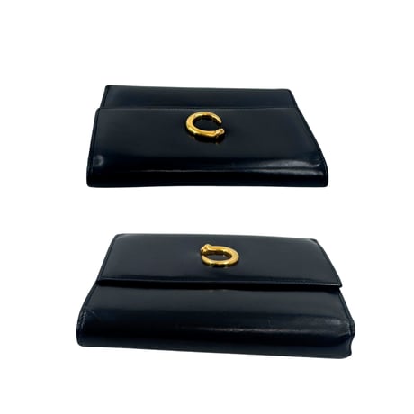 Cartier　２つ折り長財布　サファイア