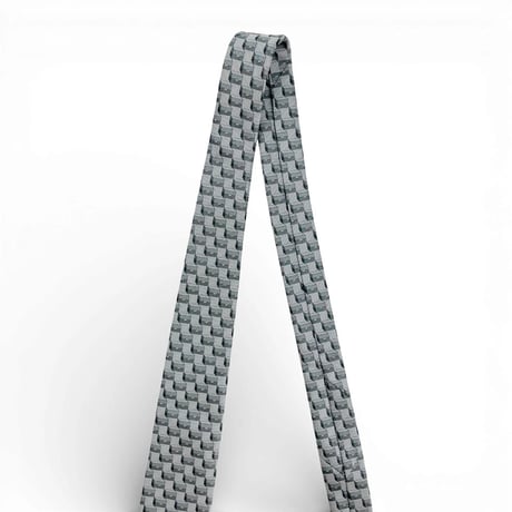 LOUIS VUITTON シルク メンズ グレー ネクタイ