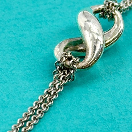 TIFFANY ネックレス インフィニティ ダブル SV925