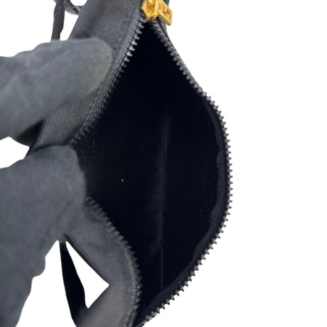 FENDI ナイロンレザー ブラック トートバッグ