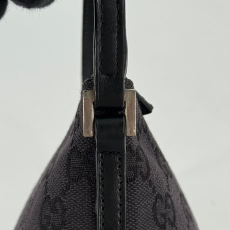 GUCCI GGモノグラムキャンバス グレー ハンドバッグ アクセサリーバッグ