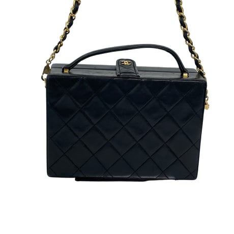 CHANEL　マトラッセ　ハンドバッグ　ラムスキン