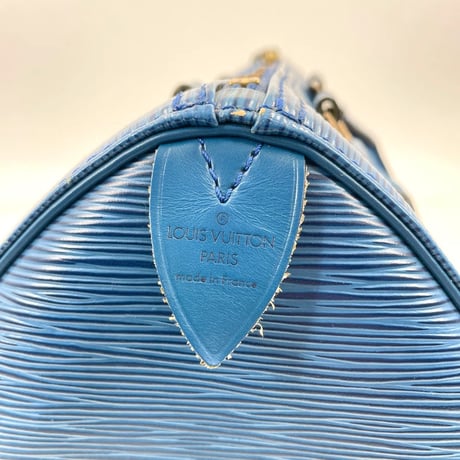 LOUIS VUITTON エピ ブルー スピーディ 25 M43015 レディース ハンドバッグ