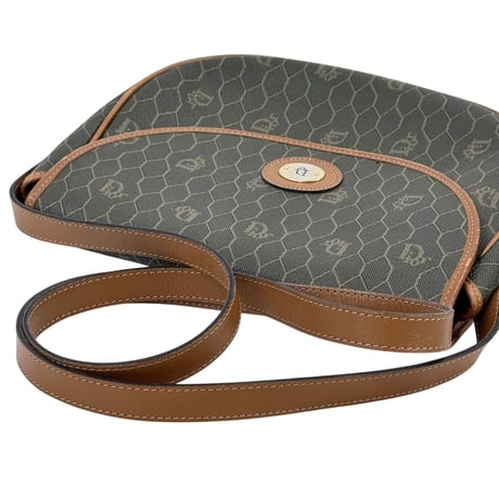 DIOR ハニーコーム PVC キャンバス トープ ショルダーバッグ