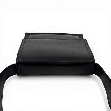 DIOR ブラックレザー ショルダーバッグ