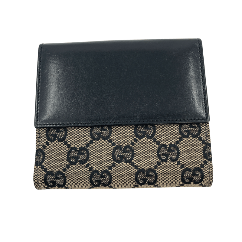 Gucci ブラック 三つ折り財布 GUCCI ブラック三つ折り財布