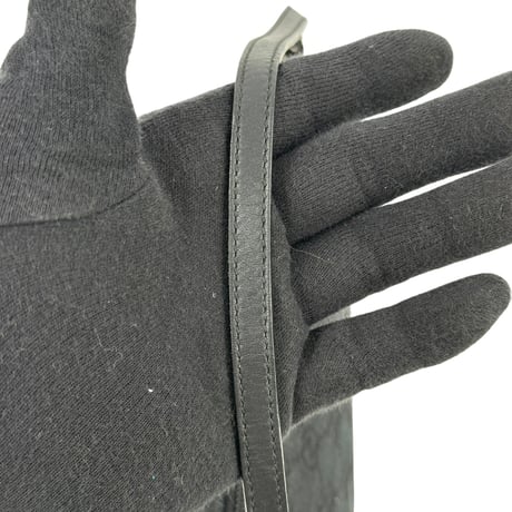 GUCCI GGキャンバス ブラック アクセサリー ポーチ