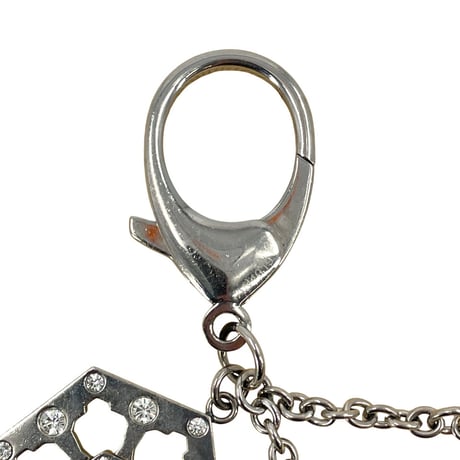 LOUIS VUITTON シルバー メッキ バッグ チャーム キーリング