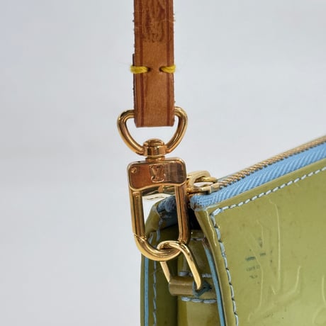 LOUIS VUITTON レキシントン ヴェルニ グリーン アクセソワール ハンドバッグ M91010