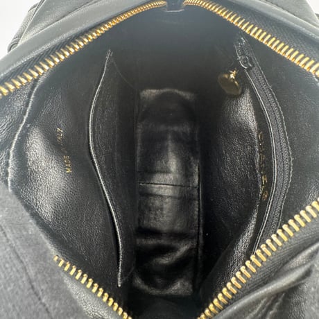 CHANEL　ハンドバッグ　ラムスキン　ブラック