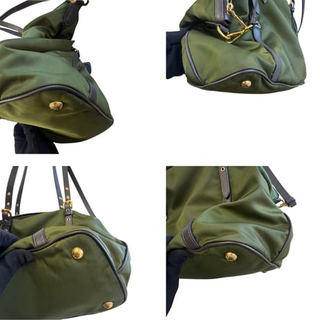 PRADA 2WAYバッグ ナイロン グリーン