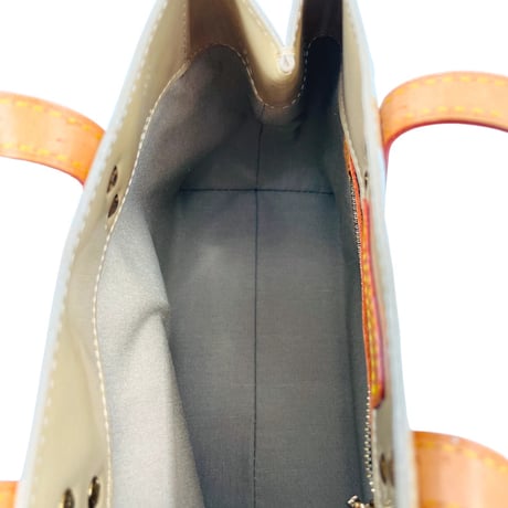 LOUIS VUITTON モノグラム ヴェルニス ベージュリードPM M91334 レディース ハンドバッグ