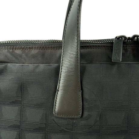 CHANEL ニュー トラベル ライン ナイロン ジャカード ビジネス ハンドバッグ
