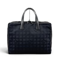 CHANEL ニュー トラベル ライン ナイロン ジャカード ビジネス ハンドバッグ