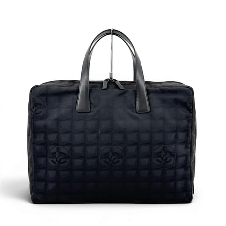 CHANEL ニュー トラベル ライン ナイロン ジャカード ビジネス ハンドバッグ