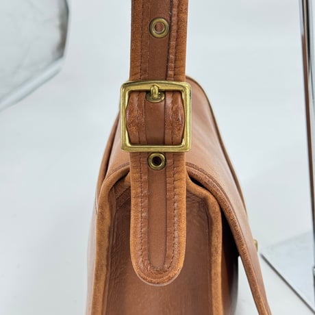 COACH オールドコーチ キャラメル ハンドクラフト レザー ショルダーバッグ