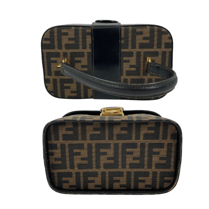 FENDI ズッカ バニティバッグ キャンバス ショルダー FENDI - フェンディ ズッカ ハンドバッグ バニティバッグ