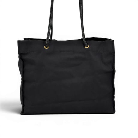 FENDI ナイロンレザー ブラック トートバッグ