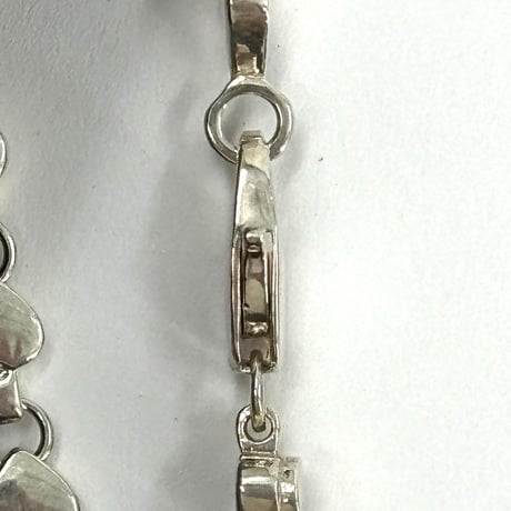 TIFFANY パフハートリンクチェーン ブレスレット SV925