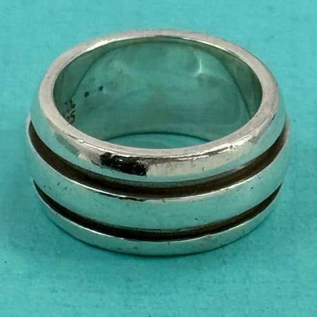 TIFFANY リング グルーブド ダブルライン SV925