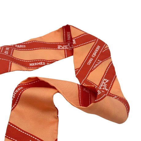 HERMES　ツイリー　オレンジ