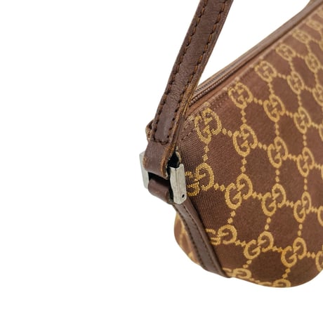 GUCCI ブラウン GGキャンバス ハンドバッグ