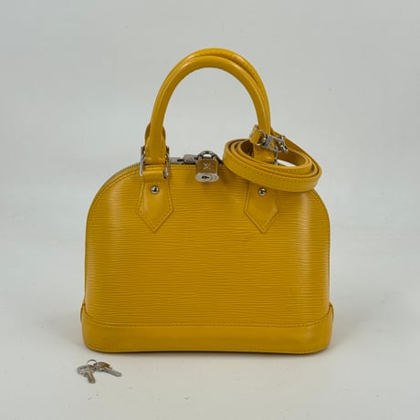 LOUIS VUITTON アルマBB エピレザー イエロー 2WAY ハンドバッグ M40866