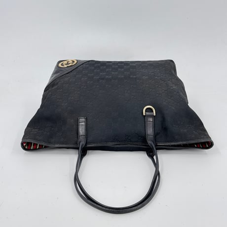 GUCCI GGキャンバス ニューブリット トートバッグ