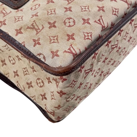 LOUIS VUITTON サック・メアリー・ケイト モノグラム ミニキャンバス ピンク ハンドバッグ M92495