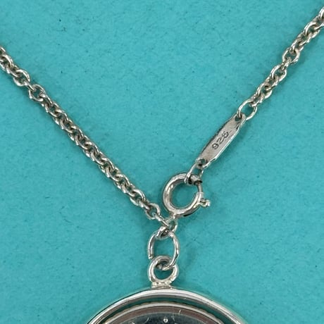 TIFFANY コインモチーフペンダントネックレス SV925
