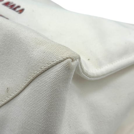 YOSHIMOTO NARA x STELLA McCARTNEY ホワイト キャンバス ショルダーバッグ