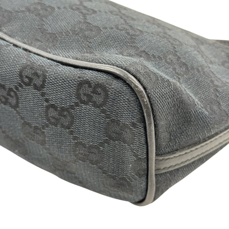 GUCCI GGキャンバス ブラック アクセサリー ポーチ