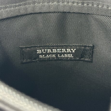BURBERRY ノヴァキャンバス ブラックショルダーバッグ