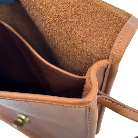 COACH オールドCOACH ハンドクラフト レザー ショルダーバッグ