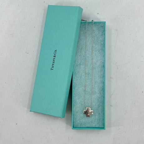 TIFFANY クロス ネックレス SV925