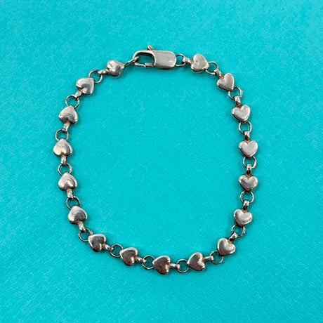TIFFANY パフハート チェーンブレスレット SV925