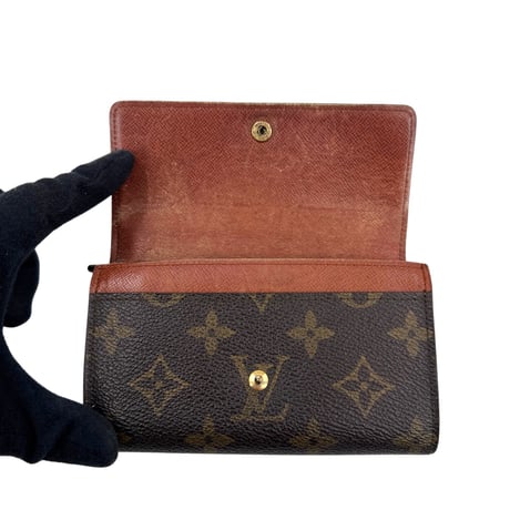 LOUIS VUITTON モノグラム ヴィンテージ トレザー ウォレット M61730
