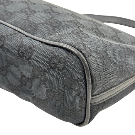 GUCCI GGキャンバス ブラック アクセサリー ポーチ