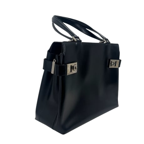 Ferragamo ガンチーニ ハンドバッグ レザー