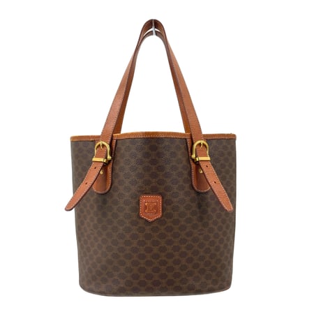 CELINE　マカダムショルダーバッグ