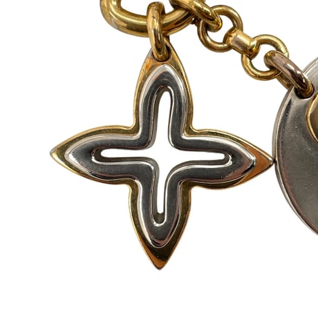 LOUIS VUITTON ゴールド/シルバー ポルトクレ アンソレンス M66133