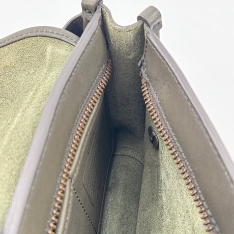 COACH アッシュブラウン レザー ウエストバッグ