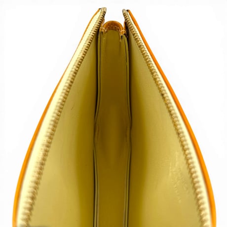 LOUIS VUITTON モノグラム ヴェルニ イエロー レキシントン M91058 ハンドバッグ